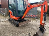 Minibagger Kubota 1,8 Tonnen inkl. 2 Schaufeln mieten Verleih Bayern - Schrobenhausen Vorschau