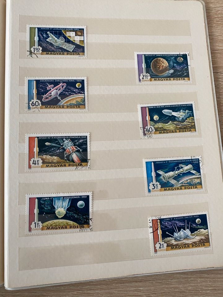 Briefmarkenalbum Raumfahrt - verschiedene Nationen in Dresden