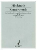 Noten / Schott / Hindemith / Konzertmusik für Solo-Bratsche   NEU Aachen - Aachen-Mitte Vorschau