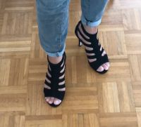 Schwarze Sandalen mit Absatz/Tamaris/Gr.38 Bielefeld - Bielefeld (Innenstadt) Vorschau