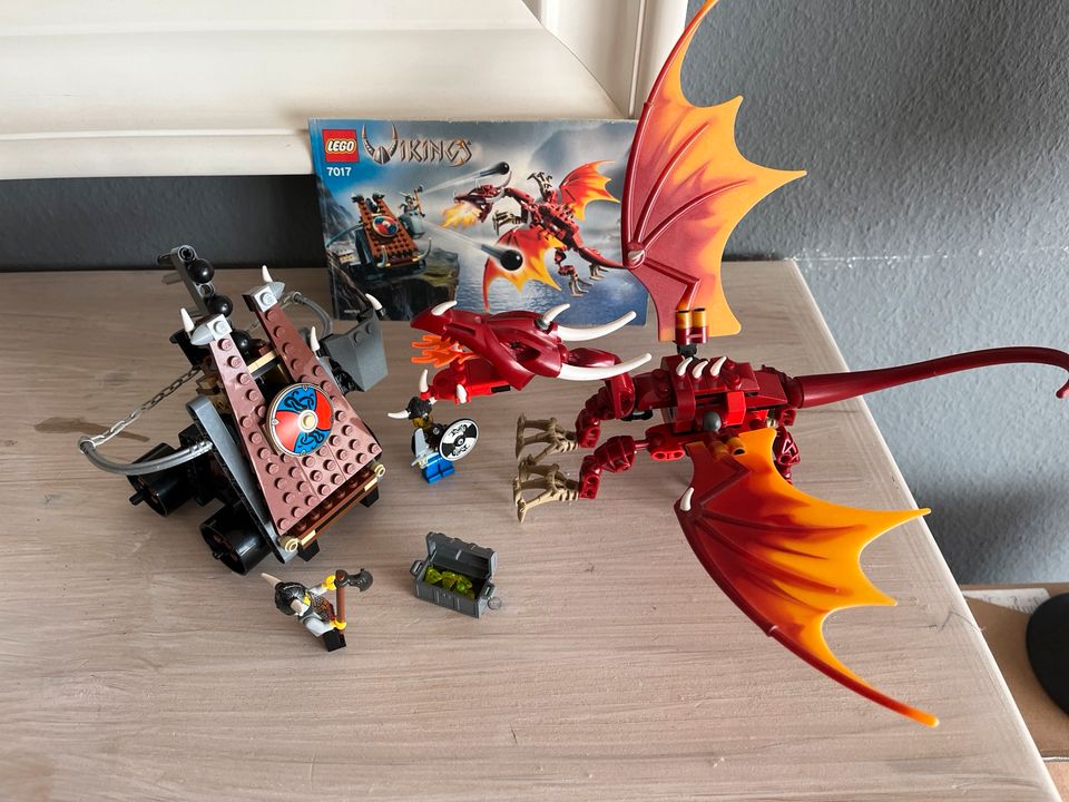 Lego 7017 Vikings Katapult Drache komplett in Sindelfingen