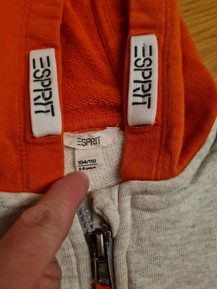 Esprit Kaputzen Sweatjacke Grösse 104 in Weil am Rhein