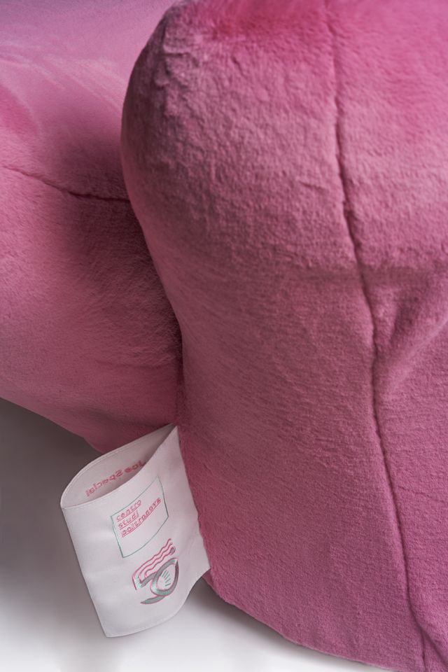 ★ POLTRONOVA | JOE Baseball Sessel Teddy PINK PLÜSCH | NEU 2024 in Düsseldorf