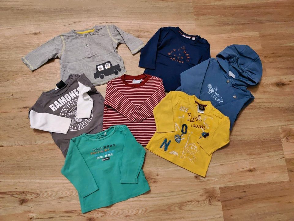 Paket 7 Shirts 62/68 T-Shirt Sweatshirt H&M Vertbaudet in Berlin