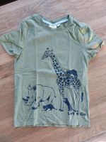 Tiere Giraffe Nashorn Shirt T-Shirt 122/128 Kinder Bayern - Hofheim Unterfr. Vorschau