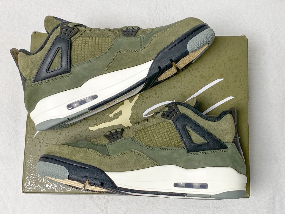 Nike Air Jordan 4 Olive Gr 45,5 Grün Dunk Sneaker Schuh NEU in Kempten