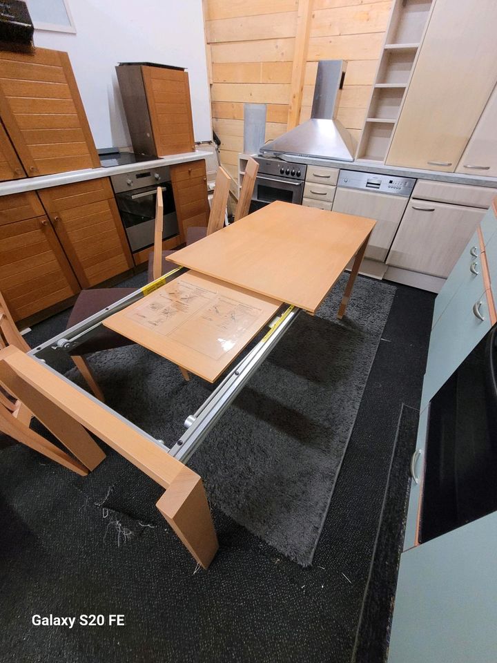 Tisch Esstisch Ausziehbar mit Stühle als Set in Hannover