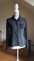 H&M Bluse Gr 170 XS Schwarz Sterne Glitzer Weihnachten Sachsen - Hochkirch Vorschau