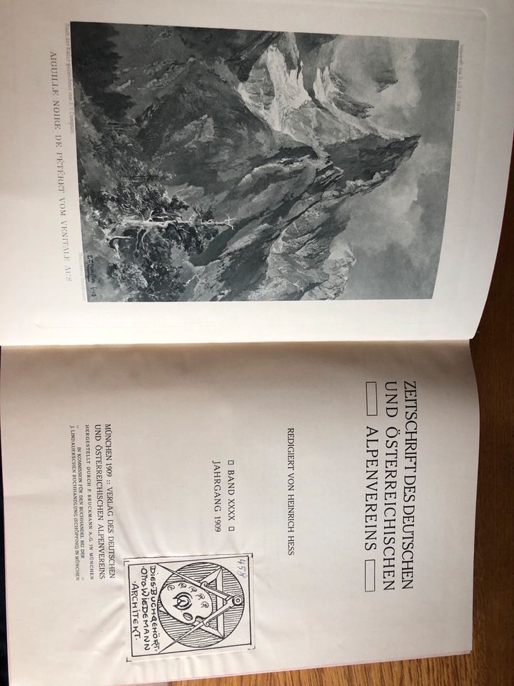 Zeitschrift des D.Ö.A.V, DÖAV 1909 bis 1939 in Bautzen