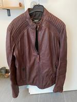 Lederjacke von TIGHA, Größe L, rot-braun, Biker-Look Harburg - Hamburg Neuenfelde Vorschau
