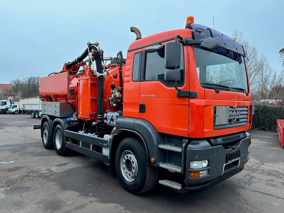 MAN TGA 26.400 KAISER Saug Druck Kombispül.Recycler in Weißenfels