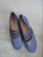 NEUE bequeme blaue Stoffslipper, vegan, Slip on, Sommer Baden-Württemberg - Deißlingen Vorschau