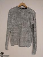 Pulli Zopfpullover grau meliert reine Baumwolle Gr. S Bayern - Asbach-Bäumenheim Vorschau