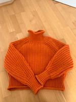 Orangener H&M Stickpullover Niedersachsen - Vechelde Vorschau