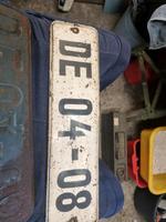 DDR Nummernschild Brandenburg - Fürstenberg/Havel Vorschau