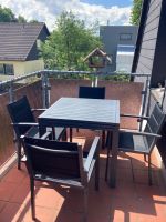 Garten Sitzgruppe Alu,Ausziehbarer Alu-Tisch m.4 Stühlen,wie neu Niedersachsen - Burgdorf Vorschau