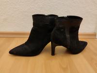 Stiefeletten*schwarz Glitzer*Esprit*39* Pfennigabsatz* Niedersachsen - Helmstedt Vorschau