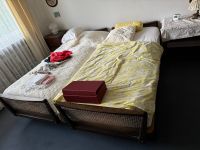 Zwei Betten, vintage Geflecht Kr. München - Neubiberg Vorschau