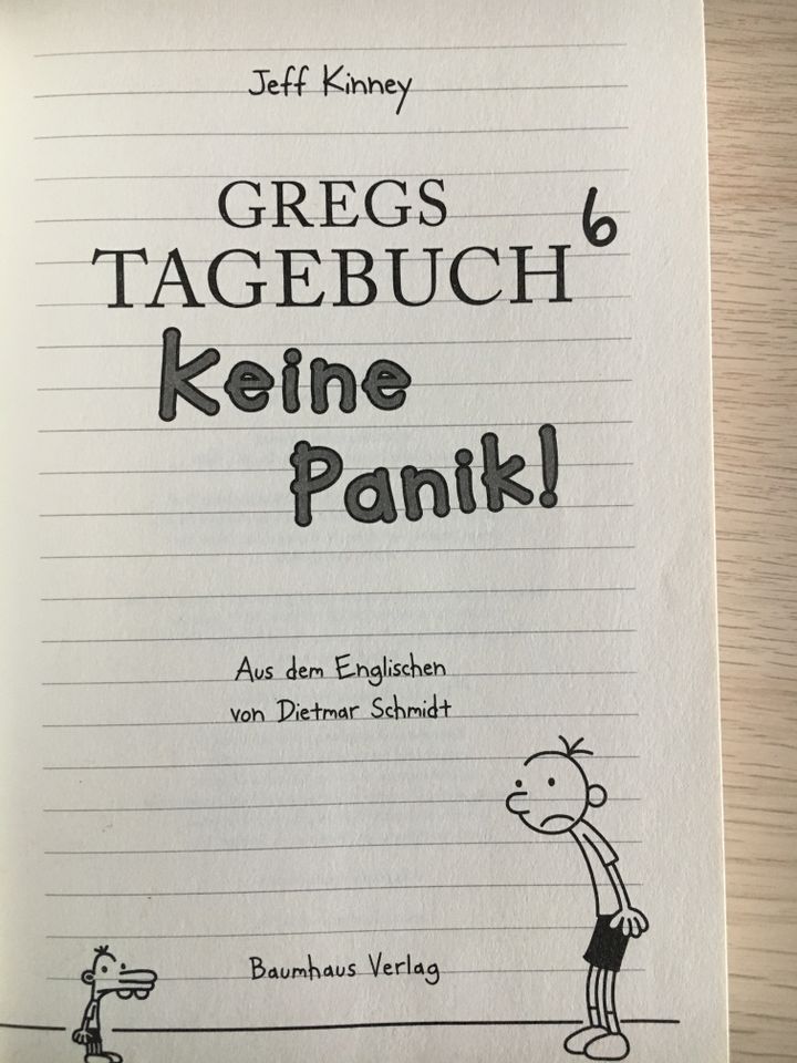 Kinderbuch Gregs Tagebuch 6 Keine Panik! v. Jeff Kinney Hardcover in Frankfurt am Main