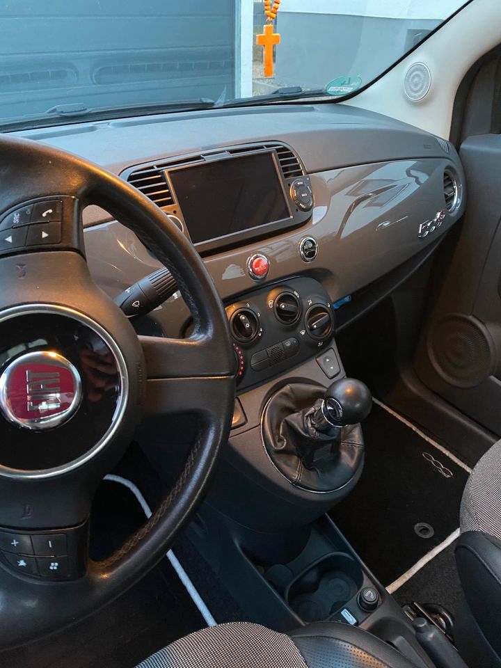 Fiat 500C Cabrio Grau Schwarz mit TÜV | Reifen + Felgen NEU in Renchen