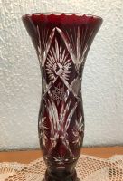 Vase Überfangglas, dunkelrot,  38 cm Nordrhein-Westfalen - Herten Vorschau