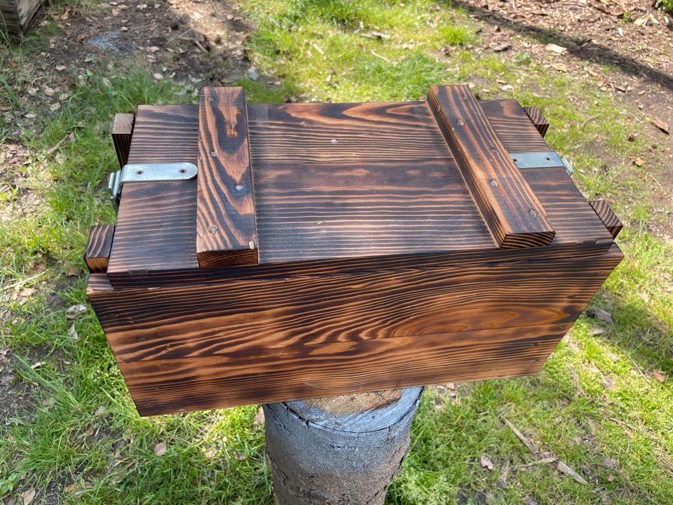 Schatz Kiste Präsent Kiste Holz Munitions-Kiste in Wahrenholz