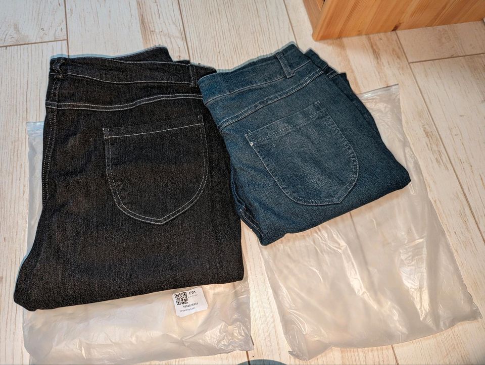 2 Neue Stretch Jeanshosen gr L in Frauenstein