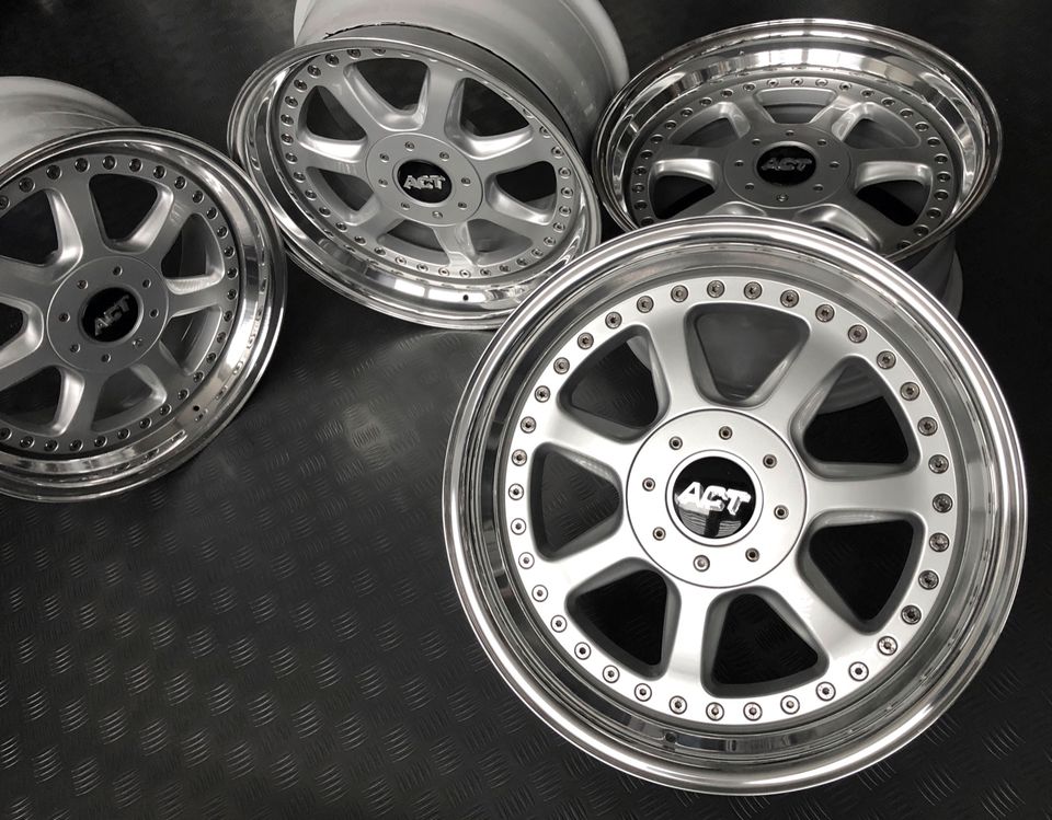 ACT SX 8,5+9,5 x 18 BMW E31 E32 E34 E36 Z3 E46 Alufelgen 5x120 in Ebrach