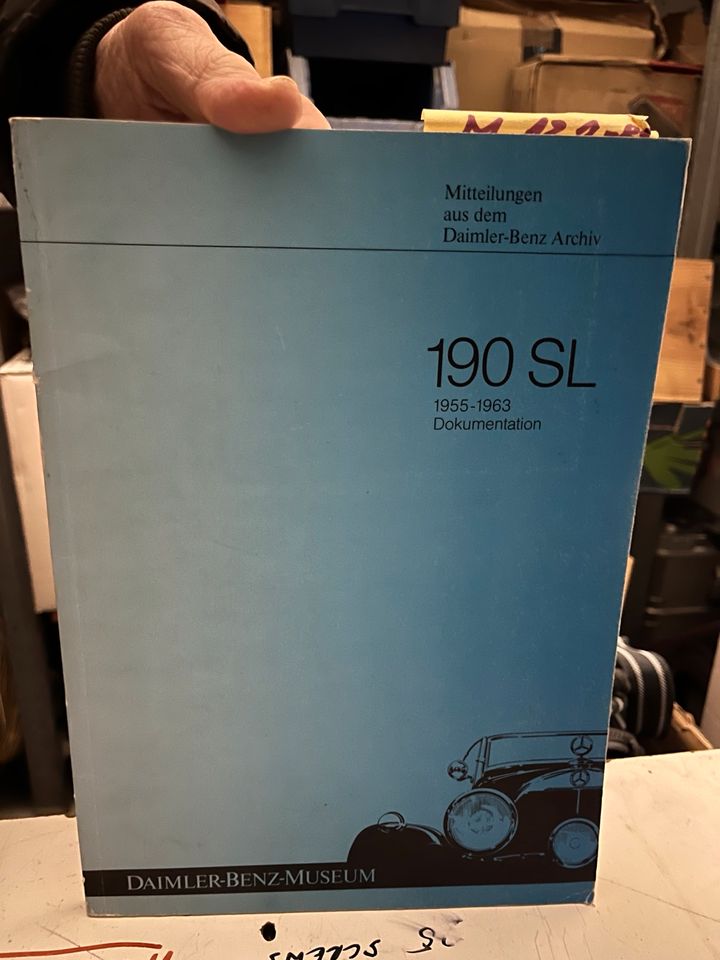 190 SL Mercedes-Benz  Buch Dokumentation in Stuttgart