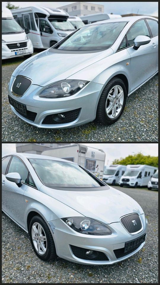 ✅SEAT LEON STYLE ECOMOTIVE/1.6 TDI/SCHECKHEFT/ ALU/KLIMA in Bindlach