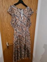 Esmara Maxikleid/Sommerkleid beige/blau mit Paisley Muster, Gr 42 Bayern - Landshut Vorschau