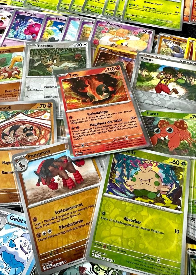 100 Pokemon Karten Sammlung Deutsch Original Pokémon Sammelkarten in Dormagen