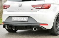 Rieger Heckeinsatz Seat Leon FR 5F(bis Facelift) schwarz Glanz Niedersachsen - Bruchhausen-Vilsen Vorschau