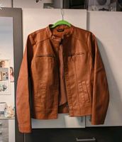 Jacke leicht Lederimitat Biker braun cognac gina Gr. 42  neu Wiesbaden - Mainz-Kastel Vorschau