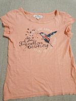 H&M T-Shirt mit Colibri Vogel aprikot, Gr. 134-140 Berlin - Neukölln Vorschau