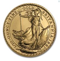 Goldmünze Britannia 1987 1/10 oz Queen 916,66 Gold Royal Mint Niedersachsen - Fürstenau Vorschau