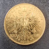 100 Kronen 21,6 Karat Goldmünze 33,90 Gramm Österreich 1915 Hessen - Darmstadt Vorschau