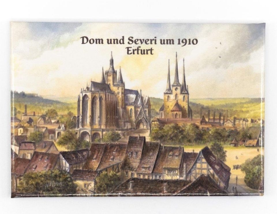 3x Deko Magnet VALDEIG ALT ERFURT DEUTSCHLAND Kühlschrankmagnet Souvenirmagnete in Erfurt