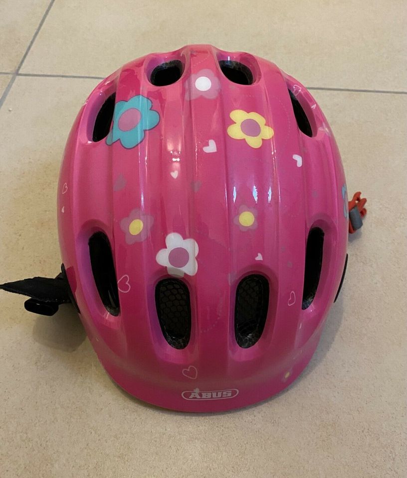 ABUS Kinderhelm Fahrrad 45-50 cm Pink in Teugn
