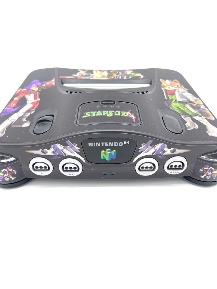 N64 Nintendo 64 Konsole - Starfox - Lylat Wars - Custom Skin in Porta Westfalica