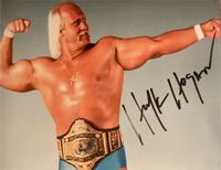 Hulk Hogan - Original Autogramm  - auf Foto 20x15 cm Nordrhein-Westfalen - Kamp-Lintfort Vorschau