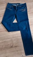 Dunkelblaue Skinny Jeans mit coolen Reißverschlüssen W33 L32 Baden-Württemberg - Ditzingen Vorschau