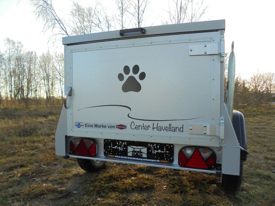 Böckmann TPV Hundeanhänger HT-EU0 Dog2 Basic 450 kg, Pkw-Anhänger in Großderschau