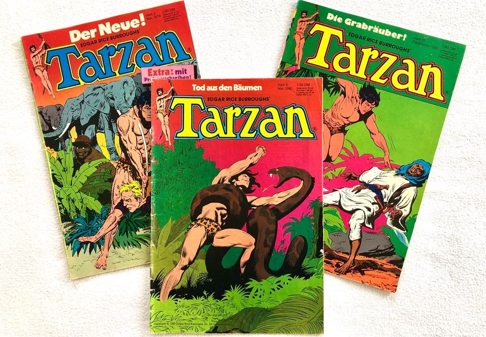 Tarzan und Tarzans Sohn, 11 x Comic Sammlung in Reiser Gem Gars