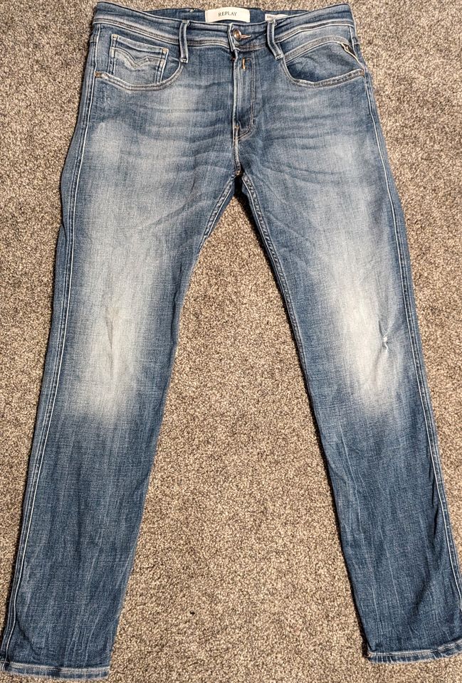 Replay Anbass Jeans Slim Fit 31/32 Stretch in Pansdorf