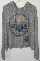 Grau melierter Crop Pullover mit dem Hogwarts Schloss Brandenburg - Senftenberg Vorschau