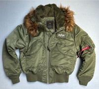 Alpha Industries CWU HOODED FLIEGERJACKE OLIV, Gr. L Hessen - Vellmar Vorschau