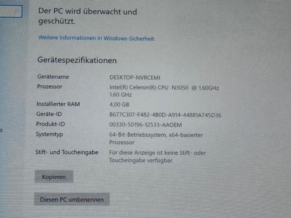 Terra PC-Micro 3000 Silent Greenline Intel N3050 | 256GB SSD | 4G in Oer-Erkenschwick