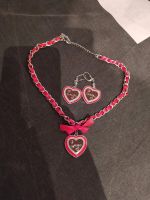 Schmuck Set Kette Ohrringe Dirndl Trachten Herz rot spatzerl Bayern - Friedberg Vorschau