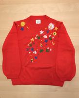 Strickpullover rot Blumen bestickt, Willow & Paige Gr. S /M Baden-Württemberg - Müllheim Vorschau